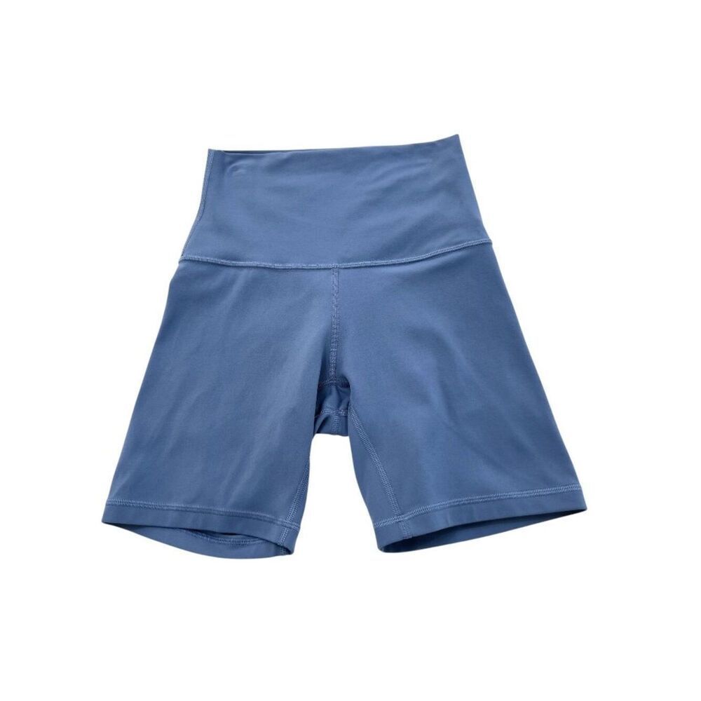 Lululemon Align High Rise Short 6" Inseam Oasis Blue Size 2